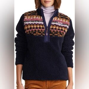 Vineyard Vines Fair Isle Sherpa Pullover